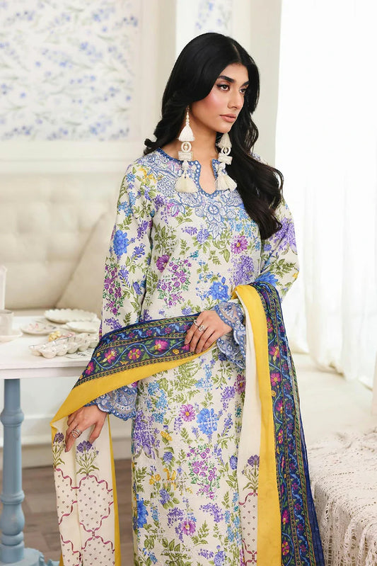 Rajbari - Nissa Summer Floral Symphony Collection - Design 02 - Unstitched
