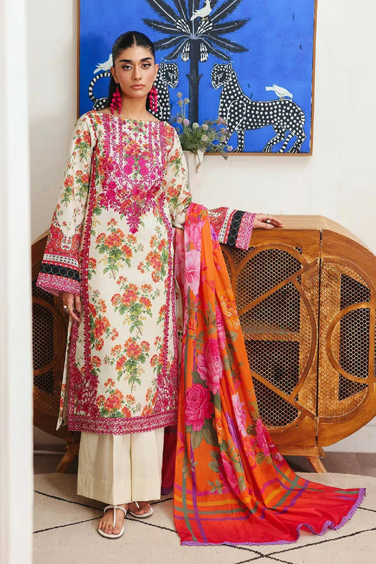 Rajbari - Nissa Summer Floral Symphony Collection - Design 05 - Unstitched