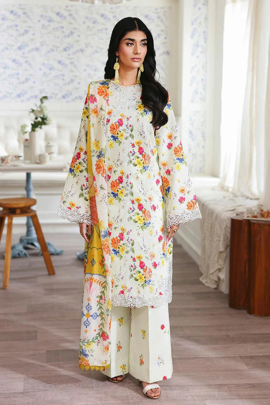 Rajbari - Nissa Summer Floral Symphony Collection - Design 06 - Unstitched