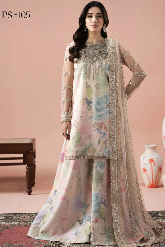 Ramsha - Rangeen Festive Formals Vol 1 - PS-105 - Unstitched