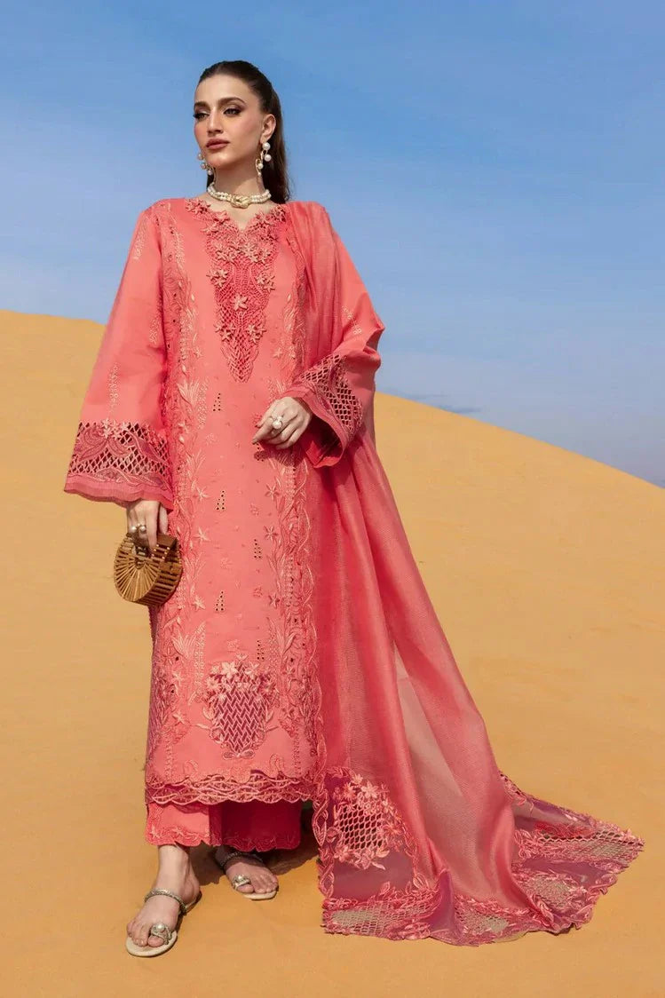 Rang Rasiya - Premium Embroidered Lawn Collection - 05-Elnaz - Unstitched
