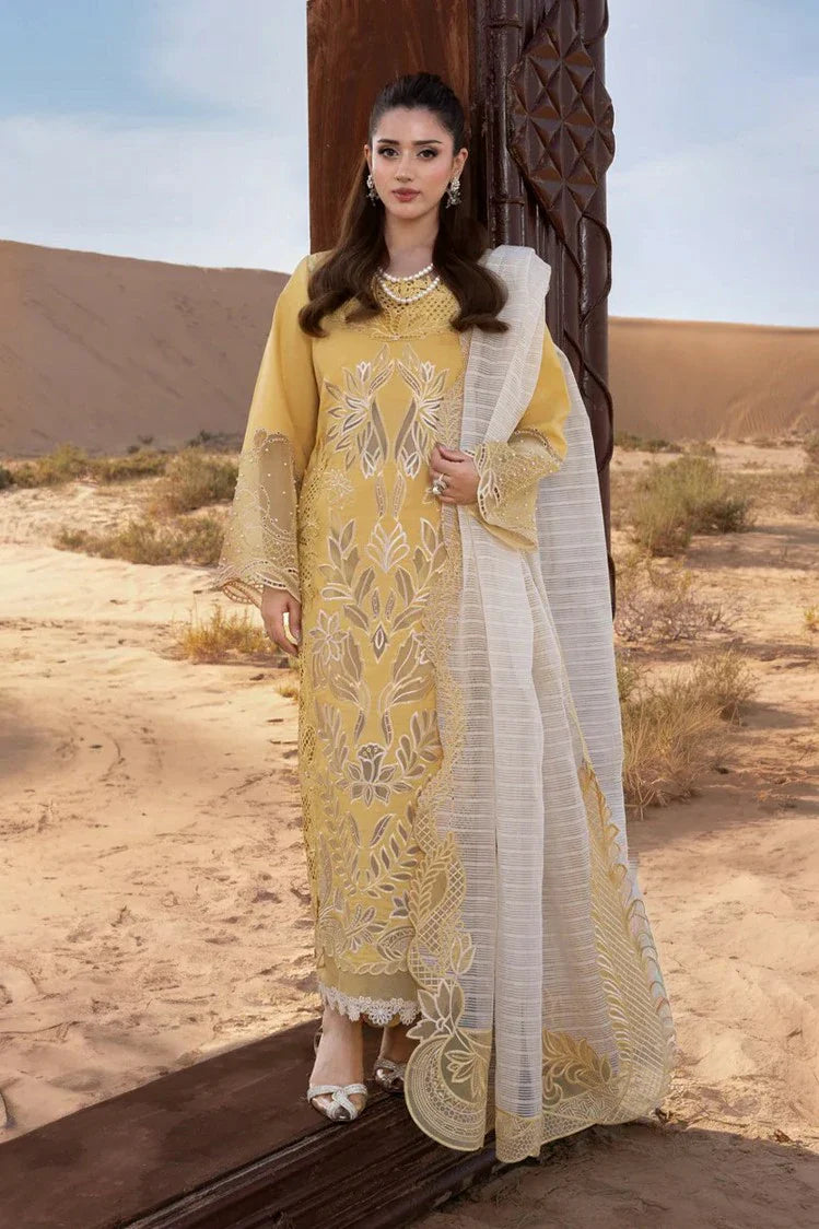 Rang Rasiya - Premium Embroidered Lawn Collection - 06-Hoorain - Unstitched
