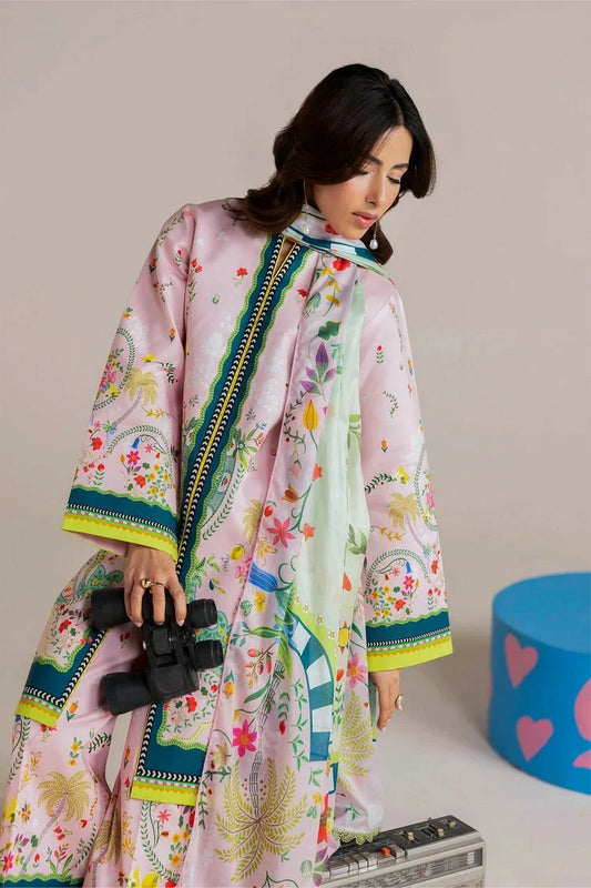 Rajbari - Amal Summer Prints - Design 11 (3PC) - Unstitched