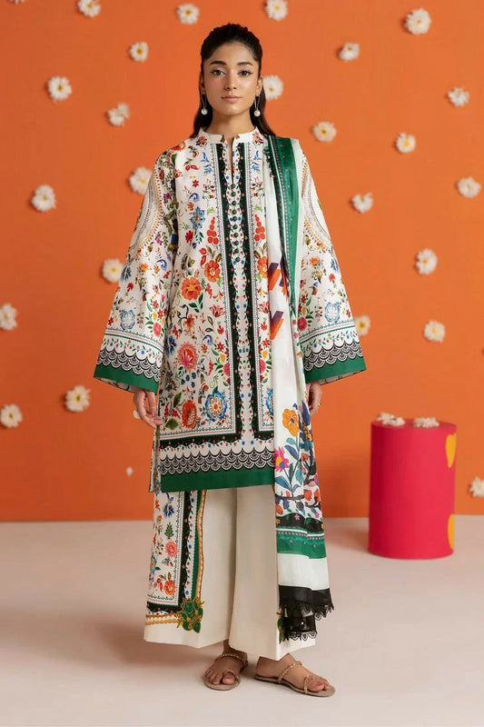 Rajbari - Amal Summer Prints - Design 14 (3PC) - Unstitched