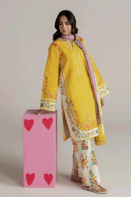 Rajbari - Amal Summer Prints - Design 06 (3PC) - Unstitched