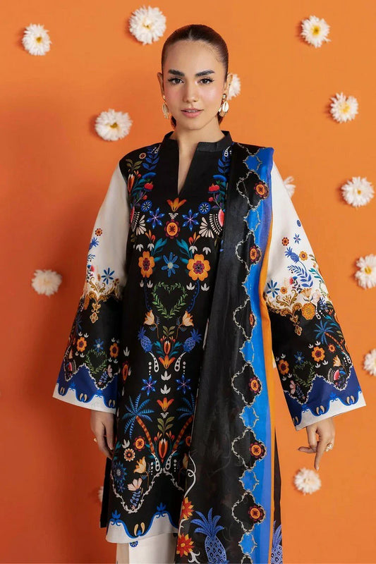 Rajbari - Amal Summer Prints - Design 09 (3PC) - Unstitched