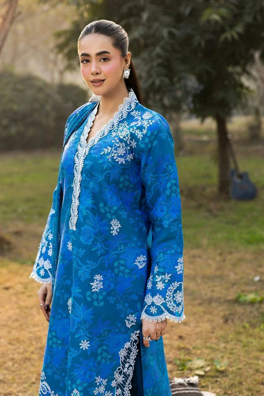 Rajbari - Summer Printkari Exclusive - Design 12 - Unstitched