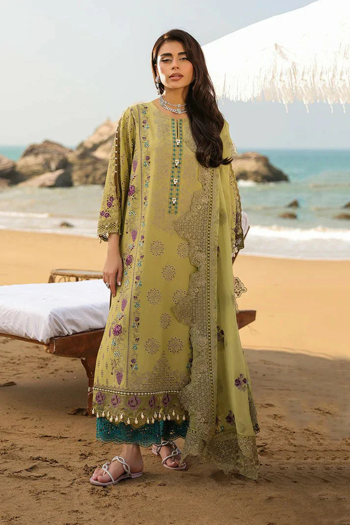 Imrozia - Hania Luxury Lawn Collection - SL-102 Anaya - Unstitched