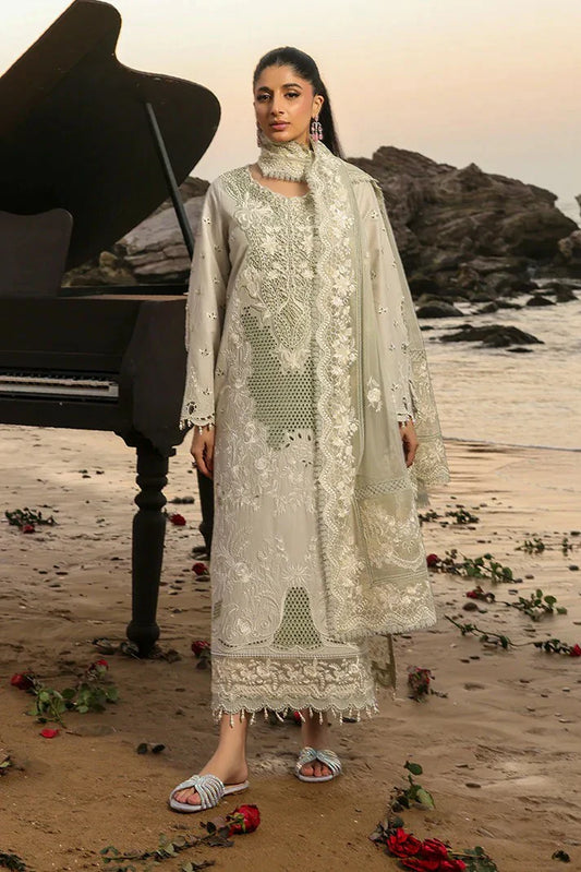 Imrozia - Hania Luxury Lawn Collection - SL-115 Elysia - Unstitched
