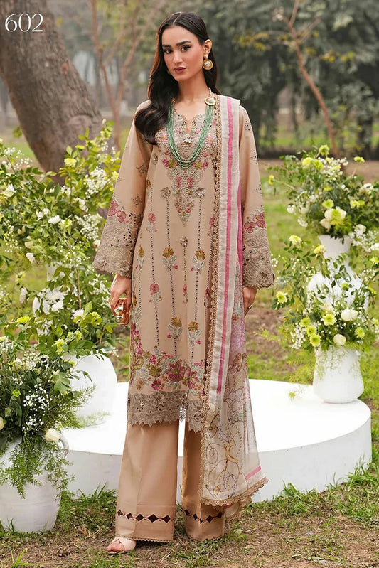 Ramsha - Ghazal Luxury Lawn Collection Vol 6 - G-602 - Unstitched