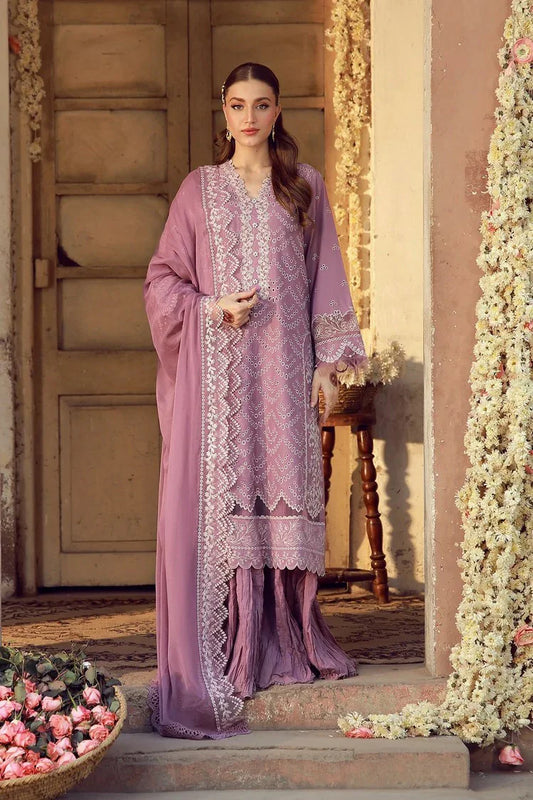 Sahar - Festive Chikankari Edit - CK-26-V2-05-Amethyst Orchard - Unstitched