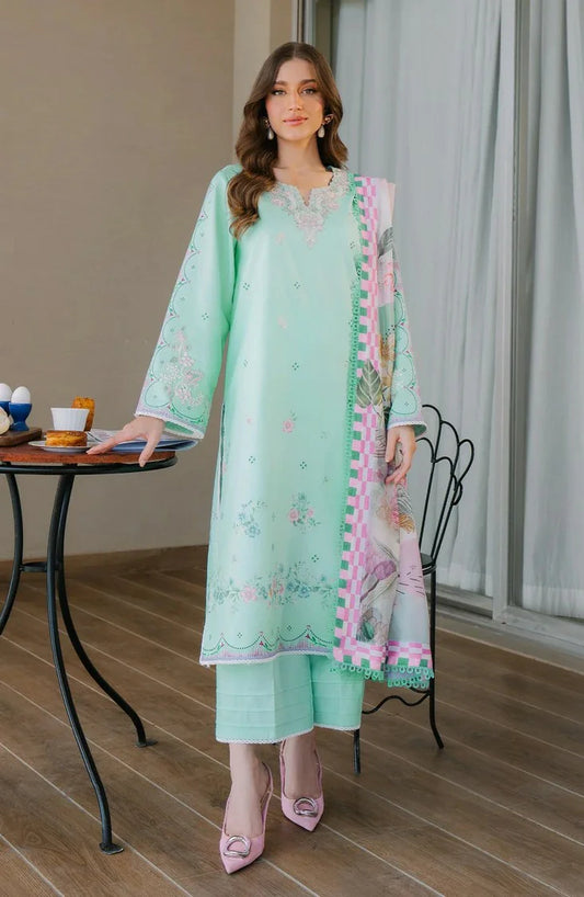 Seran - Afsanah Lawn Vol 1 - 14-ELAYA - Unstitched