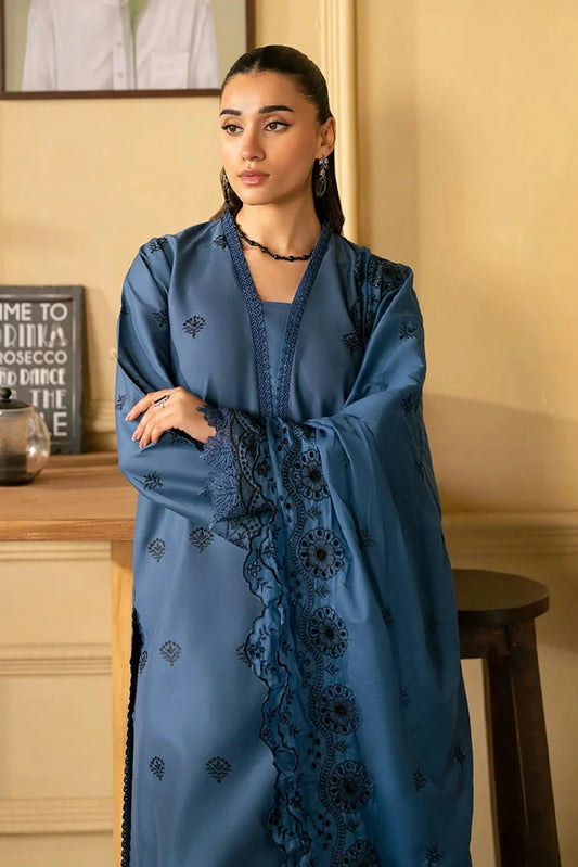 Rajbari - Raha Premium Chikankari - Design 08 - Unstitched