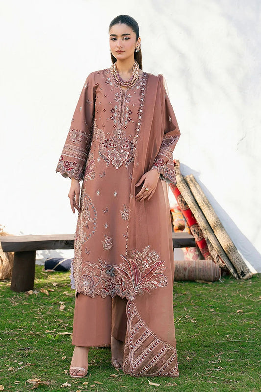 Zarizaa - Aura Of Flora - 3ULE07B-MAGMA - Unstitched