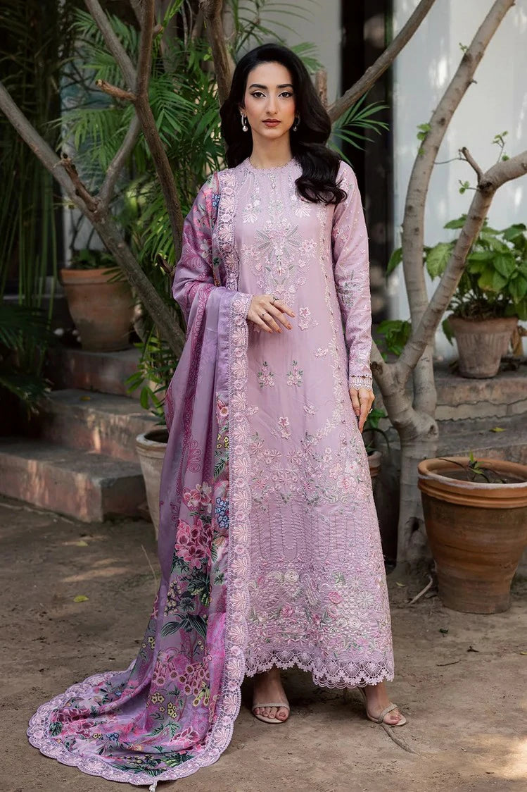 Zarposh - Celia Luxury Lawn - 03-BLUSHIA - Unstitched