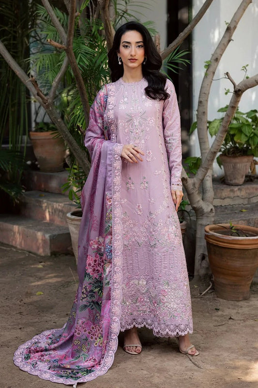 Zarposh - Celia Luxury Lawn - 03-BLUSHIA - Unstitched