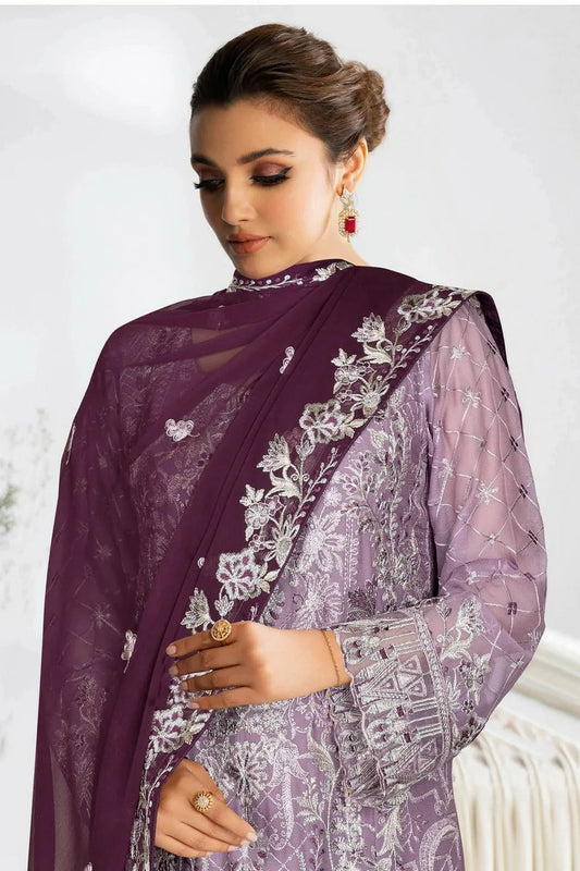 Ramsha - Sangeet Embroidered Chiffon Collection Vol 4 - B-410 - Unstitched