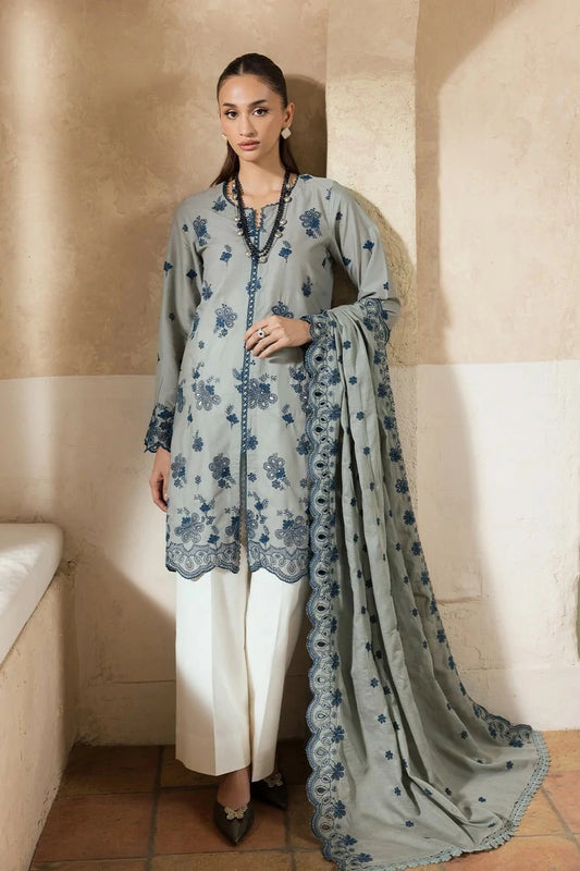 Rajbari - Nissa Chikankari Exclusive - Design 10 - Unstitched