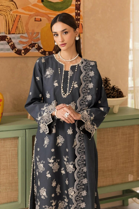 Rajbari - Nissa Chikankari Exclusive - Design 01 - Unstitched