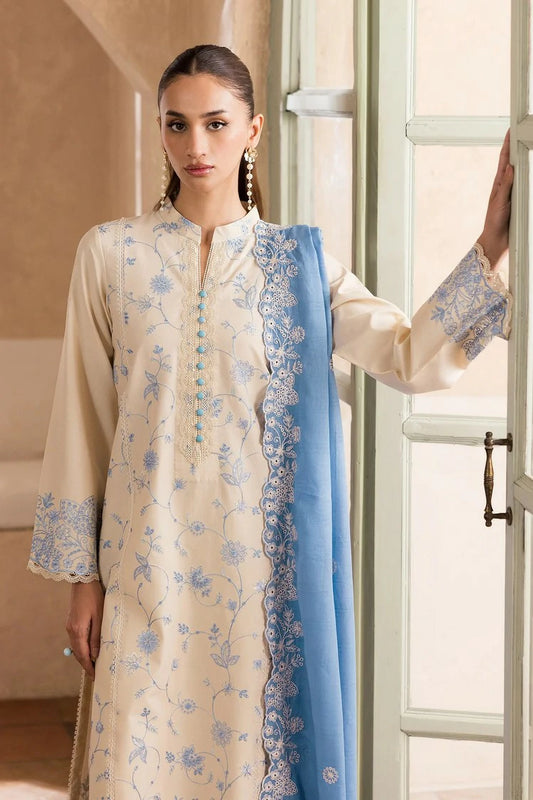 Rajbari - Nissa Chikankari Exclusive - Design 02 - Unstitched
