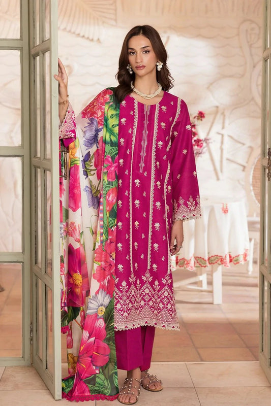 Rajbari - Nissa Chikankari Exclusive - Design 09 - Unstitched