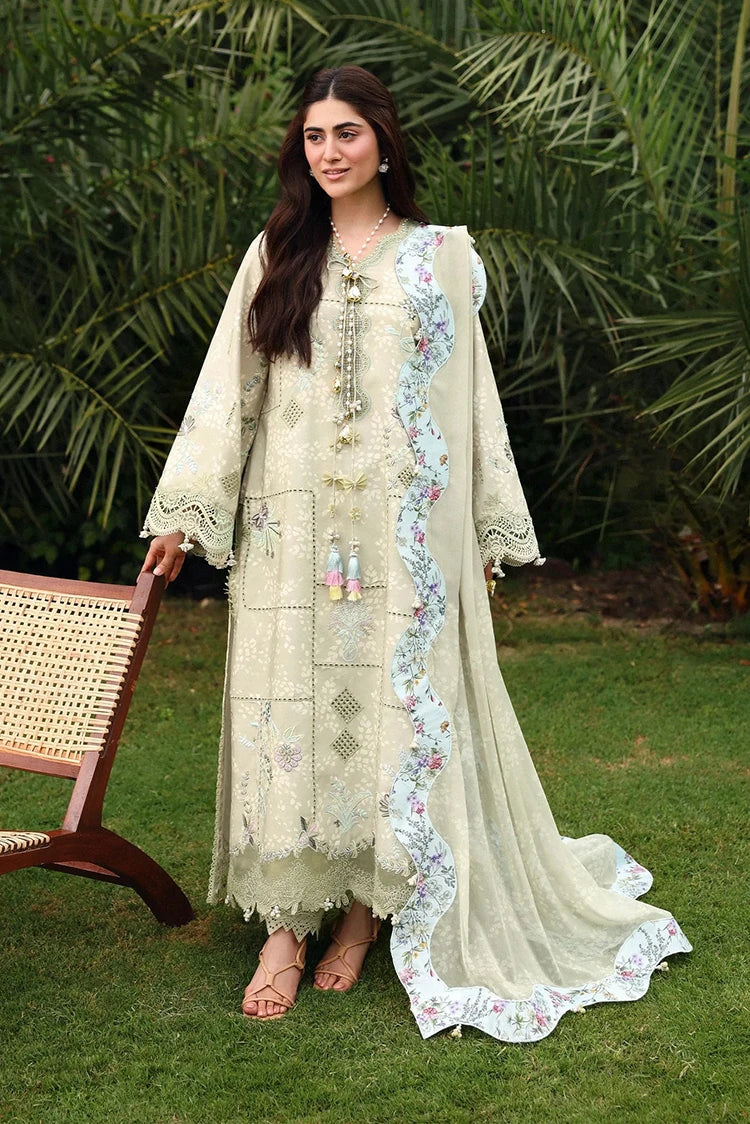 Sardinia - Embroidered Lawn Eid Edit - 07-MONSOON SAGE - Unstitched