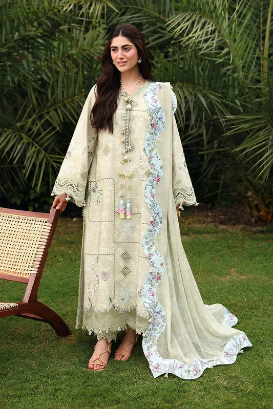 Sardinia - Embroidered Lawn Eid Edit - 07-MONSOON SAGE - Unstitched