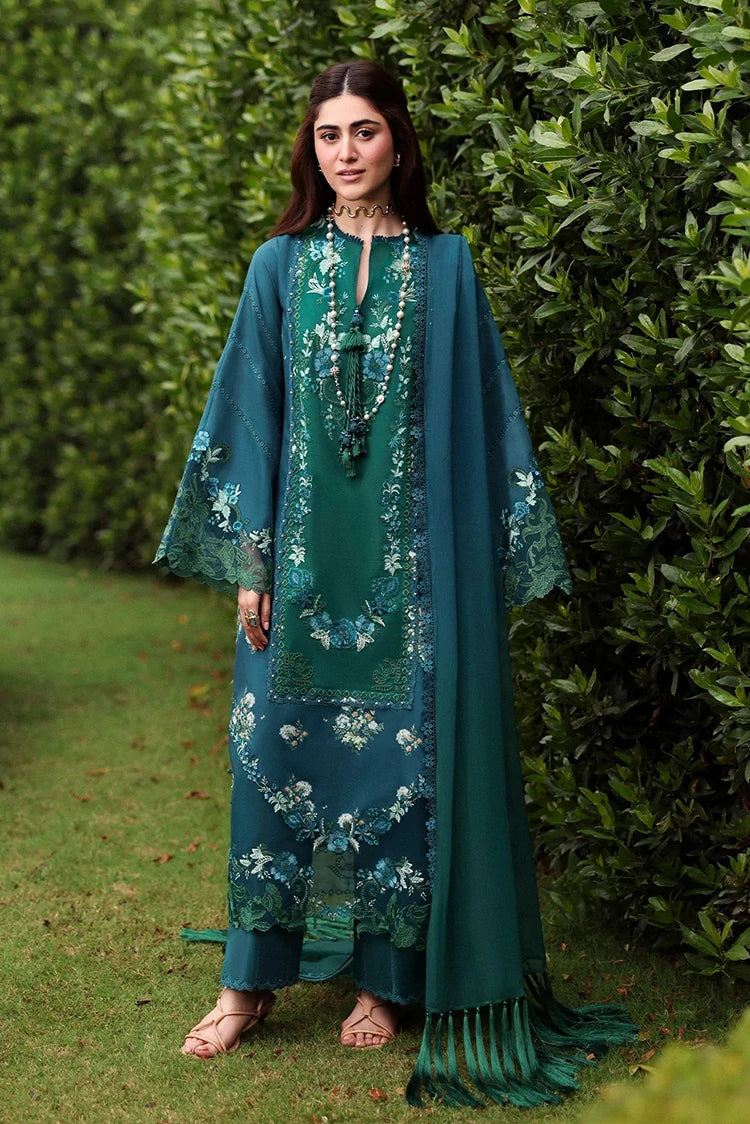 Sardinia - Embroidered Lawn Eid Edit - 08-HILLSIDE TEAL - Unstitched