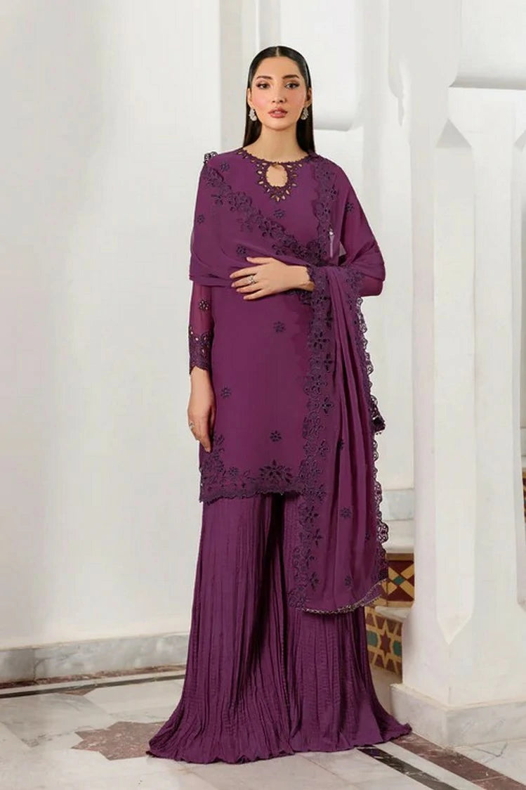 Zarif - Nourah Formal Wear - ZF-ZQH-08 WADHAI - Unstitched