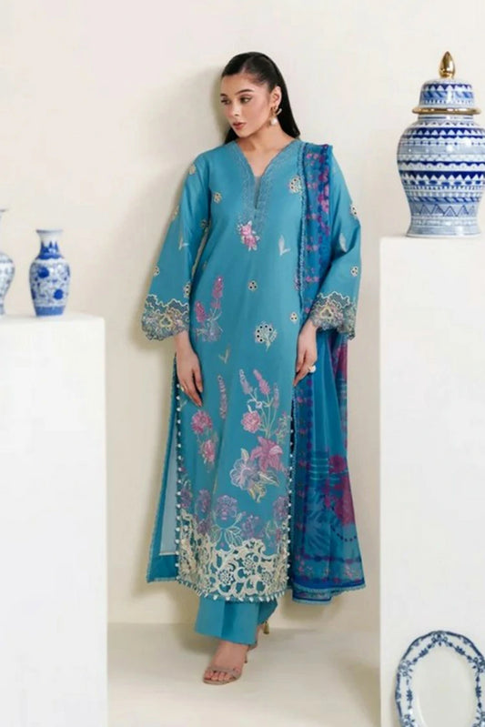 Neeshay - Whispers Of Summer Luxury Lawn - NH-20-SKYLA - Unstitched