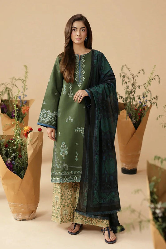 Rajbari - Jahaan Embroidered Lawn Signature Edit - JAHAAN 07 - Unstitched