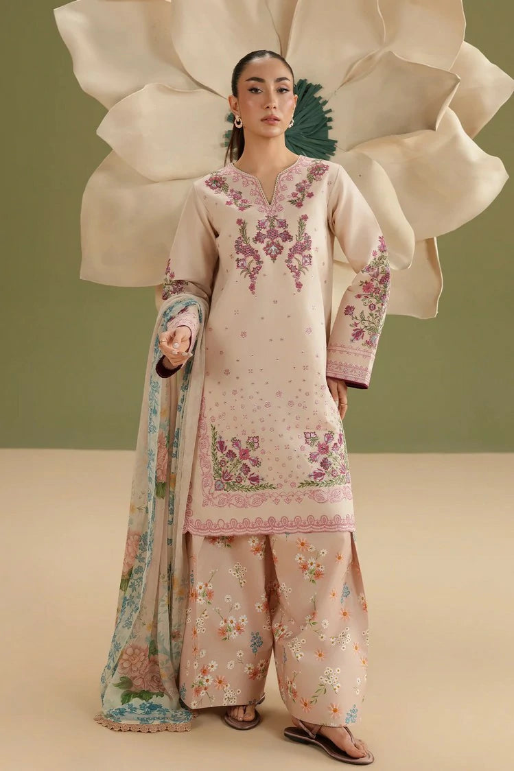 Rajbari - Jahaan Embroidered Lawn Signature Edit - JAHAAN 08 - Unstitched