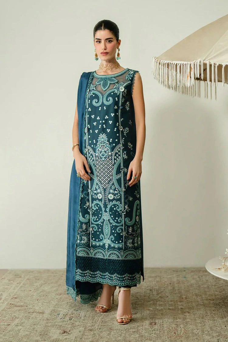 Zariya - Zaira Blooming Flower Lawn Collection - FAUNA-ZB6S101 - Unstitched