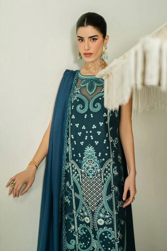 Zariya - Zaira Blooming Flower Lawn Collection - FAUNA-ZB6S101 - Unstitched