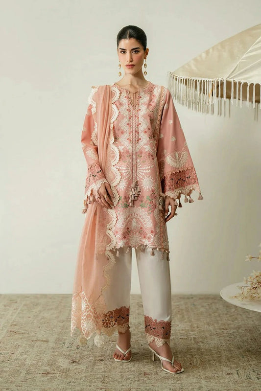 Zariya - Zaira Blooming Flower Lawn Collection - LUNA-ZB6S103 - Unstitched
