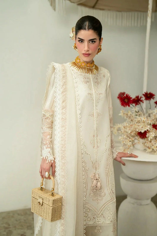 Zariya - Zaira Blooming Flower Lawn Collection - ORSA-ZB6S105 - Unstitched