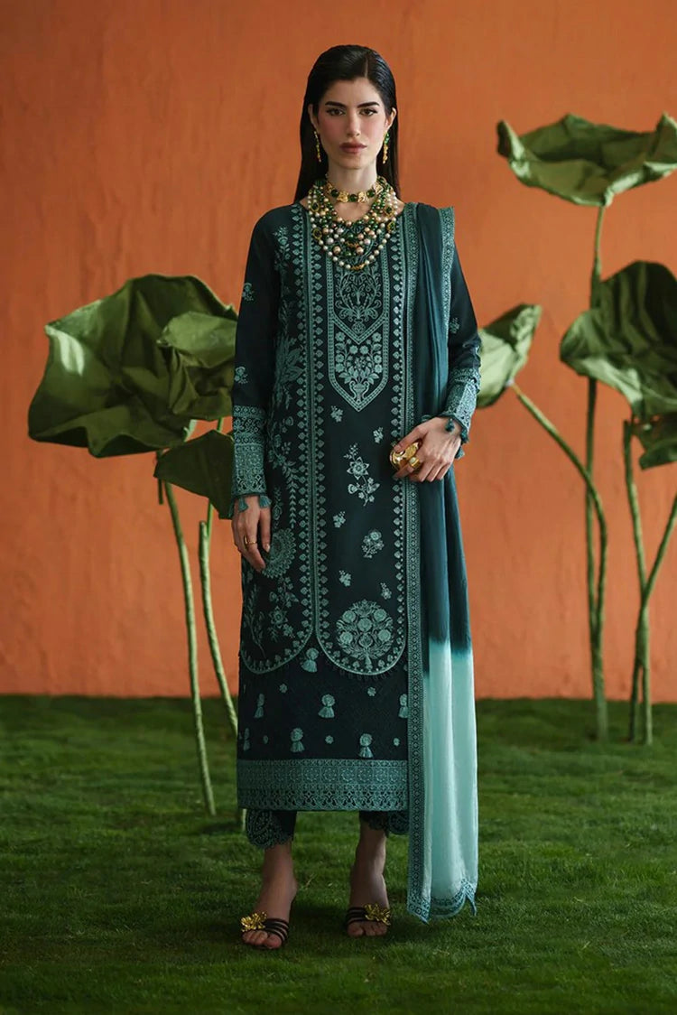 Zariya - Zaira Blooming Flower Lawn Collection - IEZAK-ZB6S108 - Unstitched