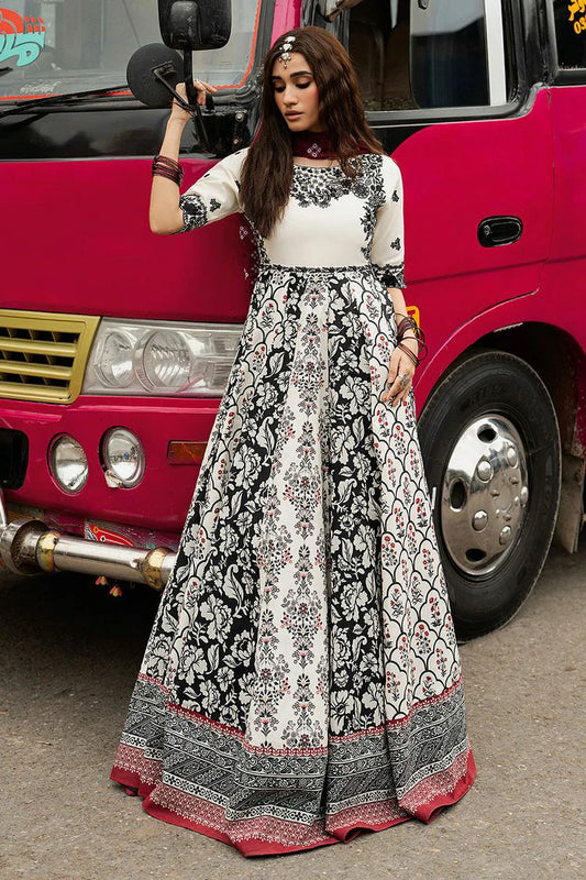 Shagna - Ek Dopahar Traditional Peshwaz Spring Summer - SP-101 (ADA) - Unstitched