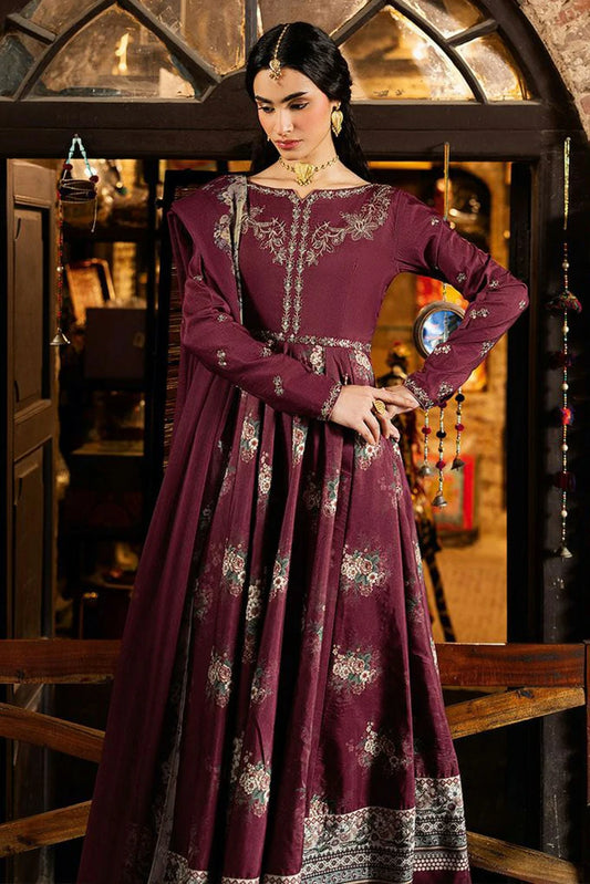 Shagna - Ek Dopahar Traditional Peshwaz Spring Summer - SP-103 (MANJOGI) - Unstitched
