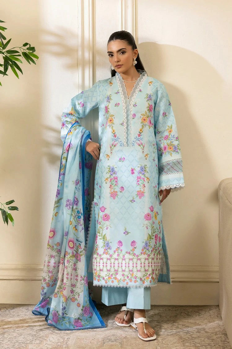 Rajbari - Nissa Exclusive Summer Prints - Design 08 - Unstitched