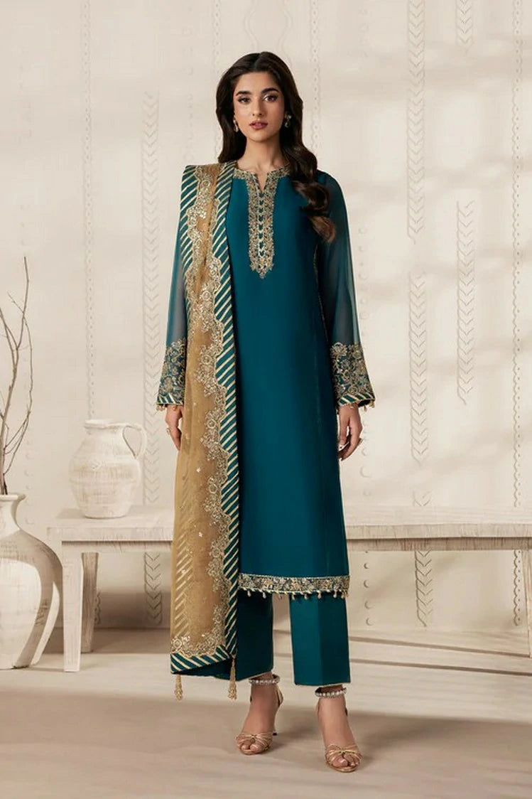 Zarif - Bayaan Chiffon Collection - ZR-BYN-06 JHEEL - Unstitched