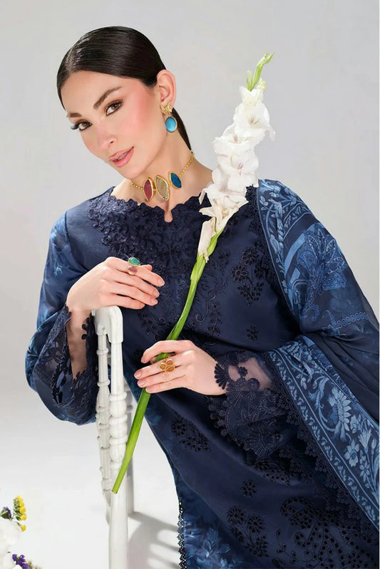 Ramsha - Dhanak Embroidered Lawn Collection Vol 2 - DH-201 - Unstitched