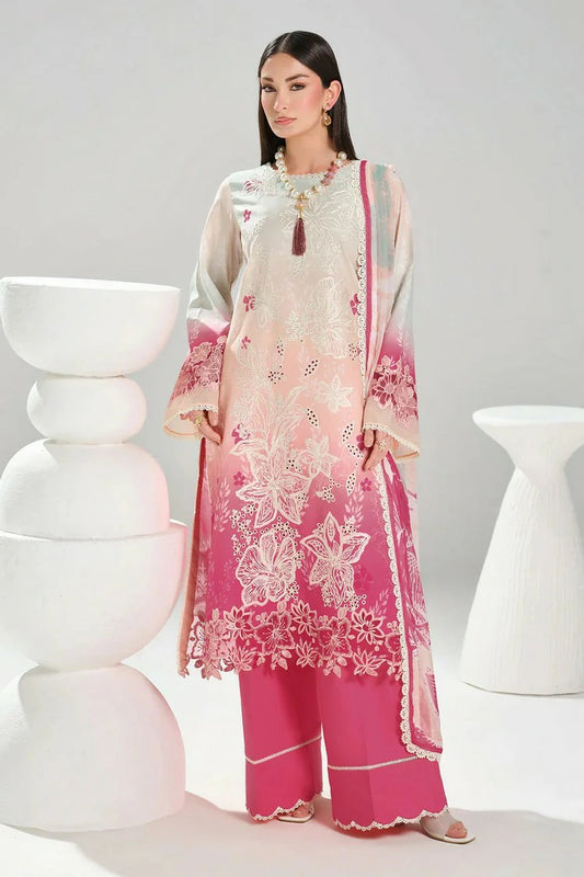 Ramsha - Dhanak Embroidered Lawn Collection Vol 2 - DH-202 - Unstitched