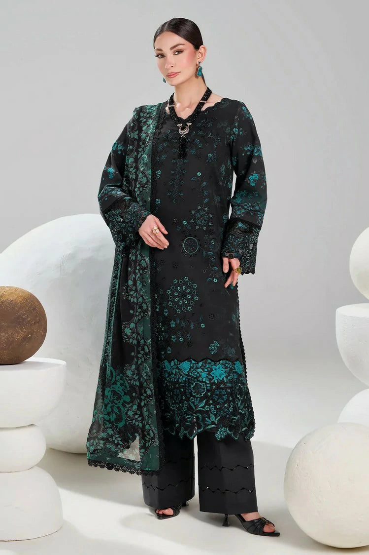 Ramsha - Dhanak Embroidered Lawn Collection Vol 2 - DH-203 - Unstitched