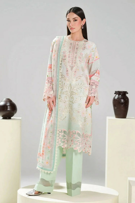 Ramsha - Dhanak Embroidered Lawn Collection Vol 2 - DH-204 - Unstitched