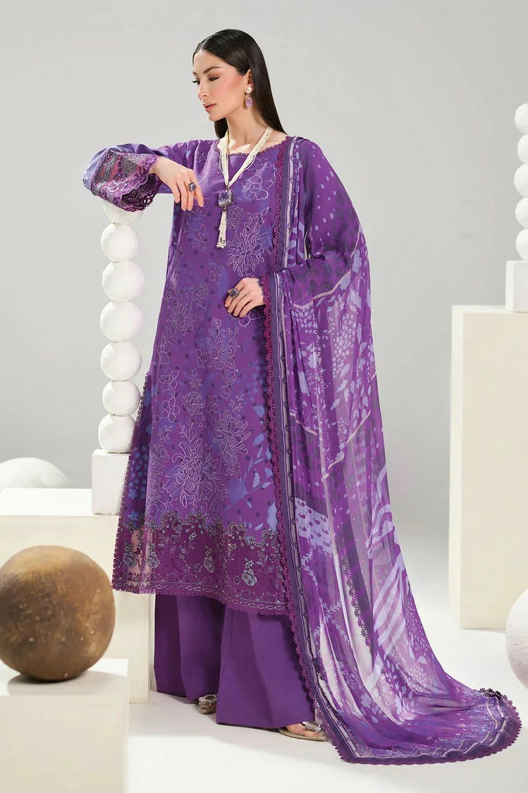 Ramsha - Dhanak Embroidered Lawn Collection Vol 2 - DH-208 - Unstitched