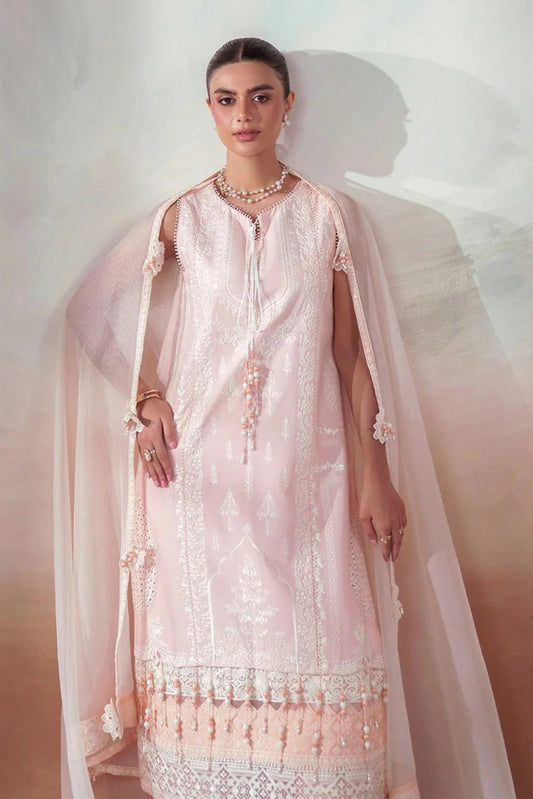 Zariya - The Summer Canvas - TEAL-ZB6S129 - Unstitched