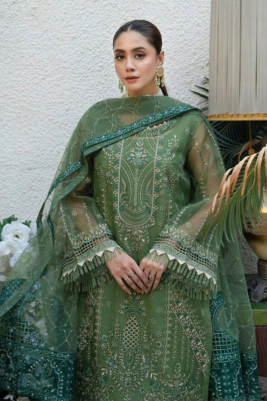 Azu - Navia Embroidered Organza Collection - 02-Color Therapy - Unstitched