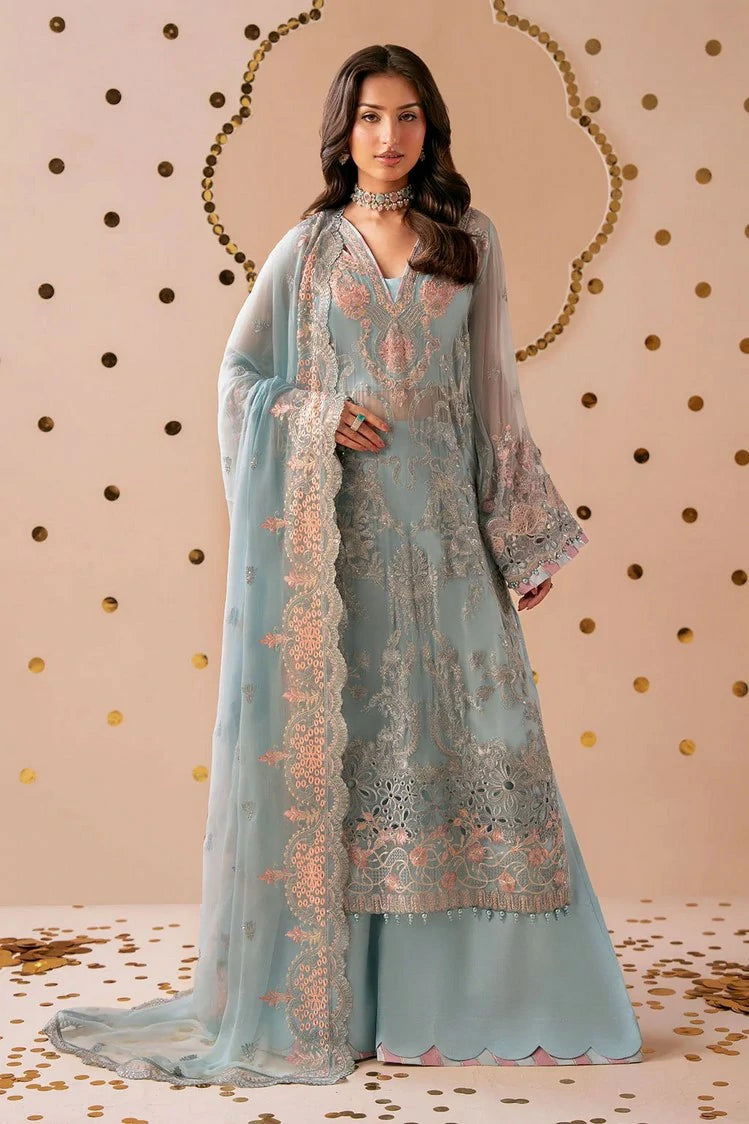 Ramsha - Dastak Luxury Chiffon Collection Vol 3 - Q-301 - Unstitched