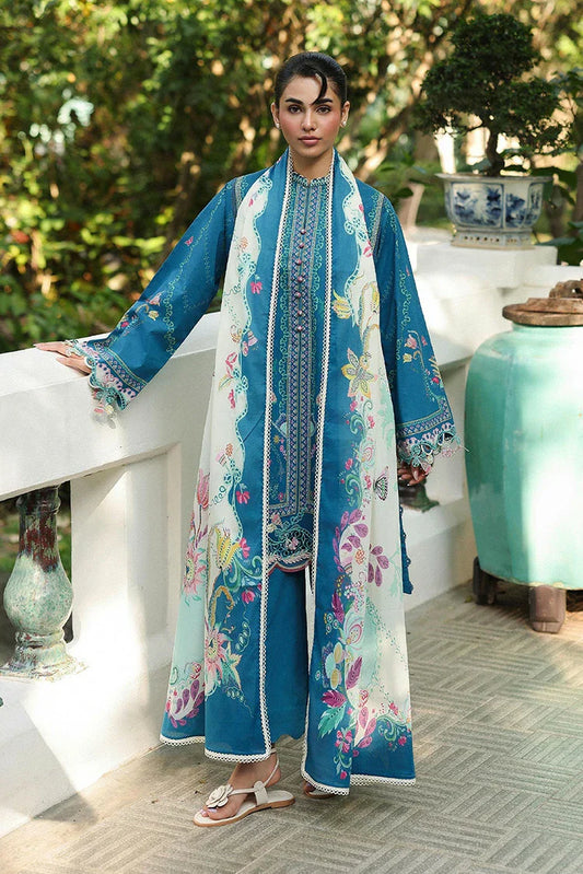 Qalamkar - Qprints Summer Prints Collection - AX-5B Caire - Unstitched